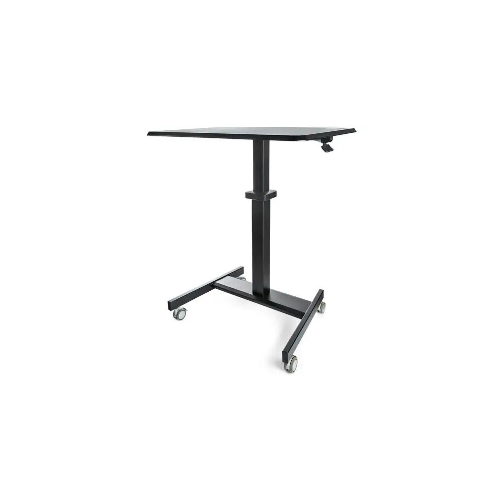StarTech STSCART2 MOBILE STANDING DESK - PORTABLE SIT STAND ERGONOMIC HEIGHT ADJUSTABLE CART ON WHE - Image 2