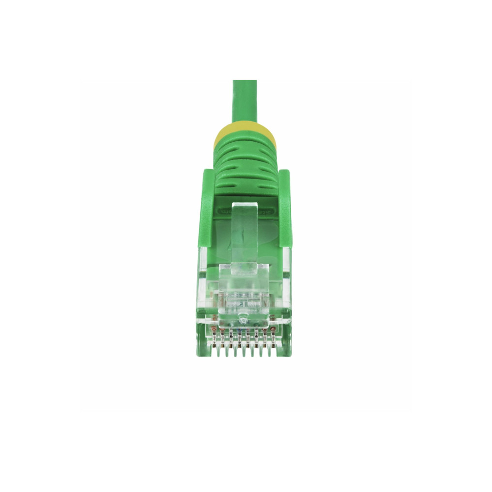 StarTech N6PAT200CMGNS 2m Green Slim CAT6 Ethernet Cable, Snagless, 28AWG, LSZH, LTW - Image 2