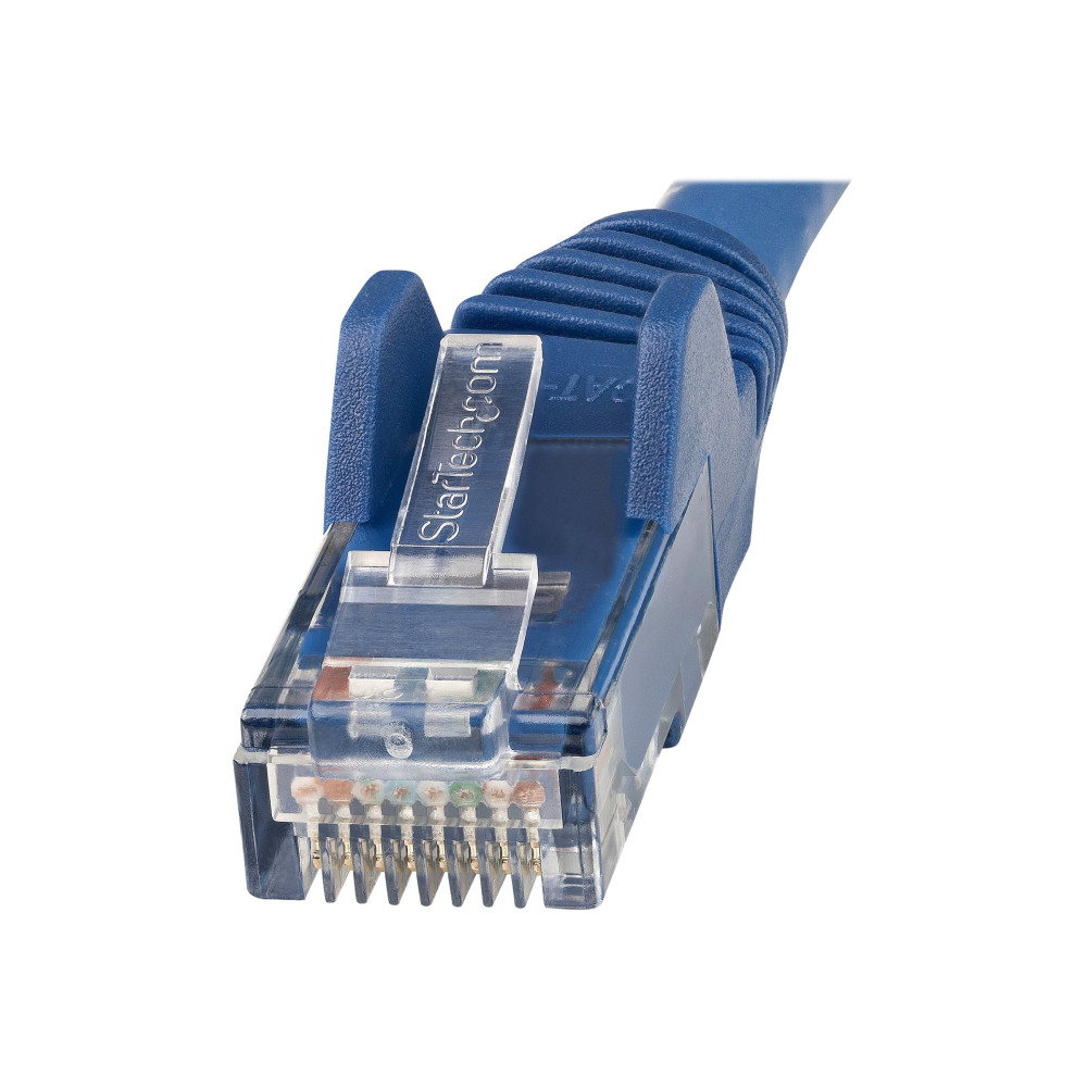 StarTech N6LPATCH3MBL 3M CAT6 CABLE, RJ45 PATCH CORD, SNAGLESS, LSZH, BLUE, LTW - Image 3