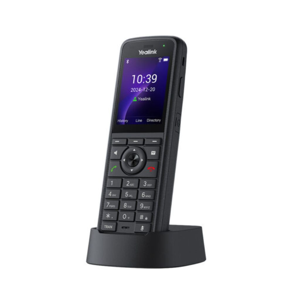 Yealink AX86R RUGGEDISED WI-FI HANDSET, SUPPORTS 5-WAY CONFERENCE,HD VOICE,NOISEFILTER - Image 1