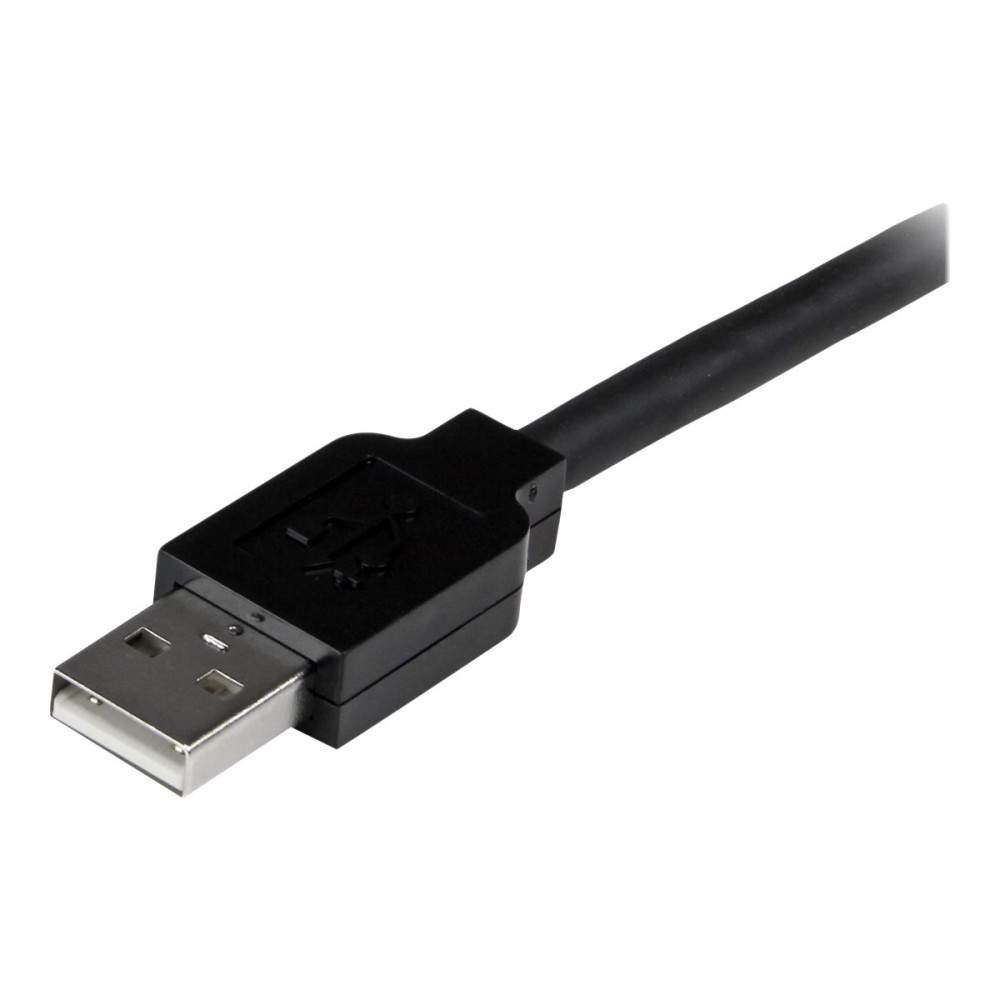 StarTech USB2AAEXT15M 15M USB2.0 A TO A EXTENSION CABLE, M/F, BLACK, LED, LTW - Image 3
