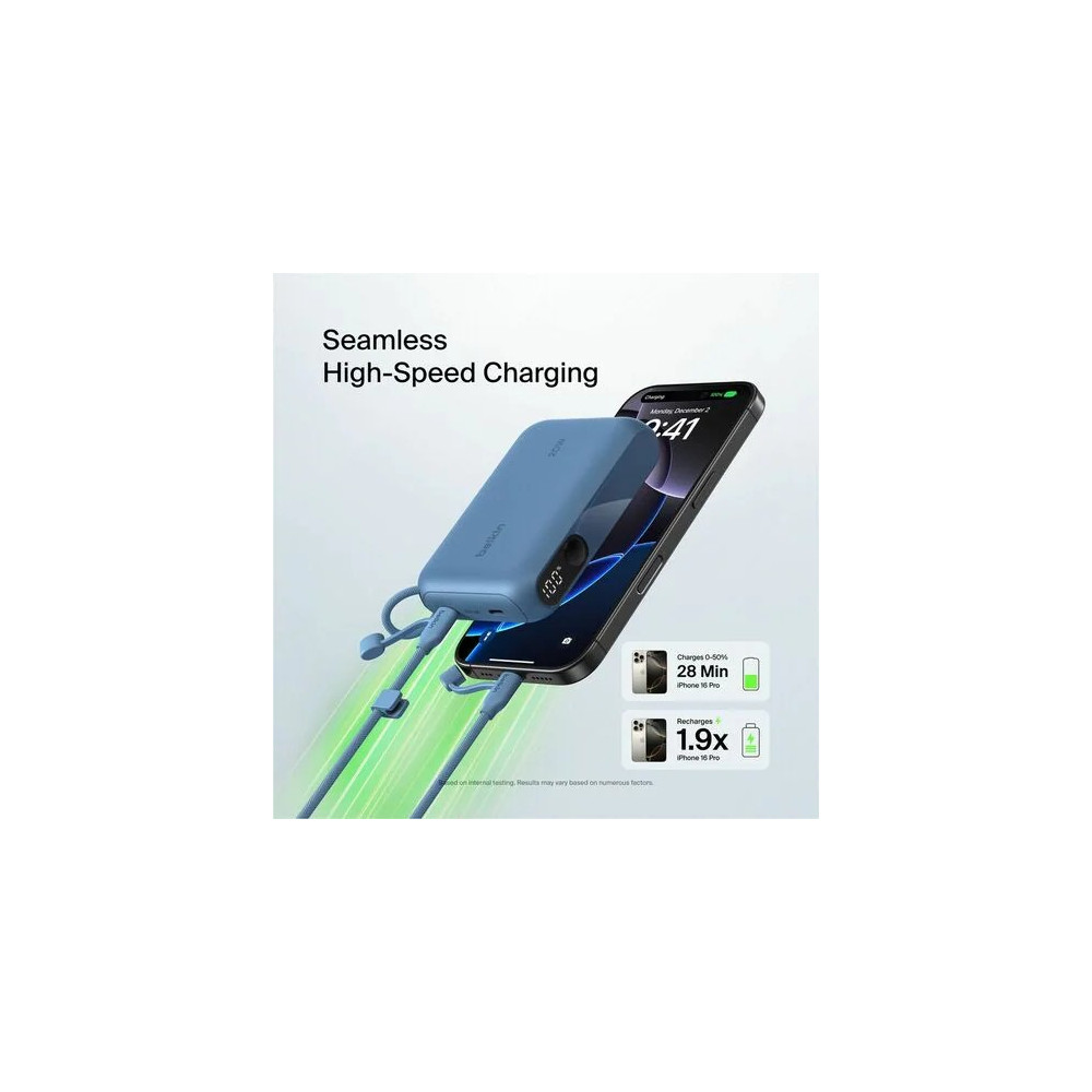 Belkin BPB027FQBL BoostCharge Power Bank 10K with Display - Image 13