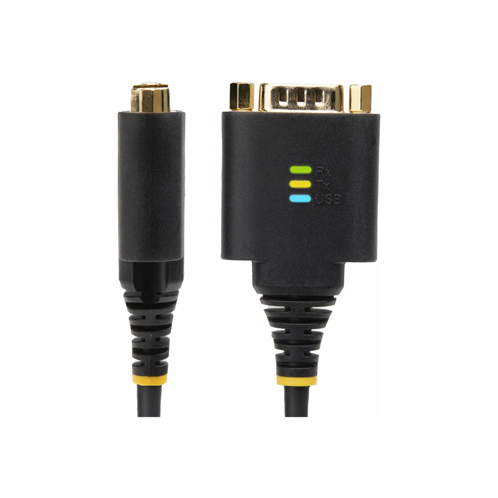 StarTech 2P1FFC-USB-SERIAL 2FT (60CM) 2-PORT USB TO SERIAL ADAPTER CABLE, INTERCHANGEABLE DB9 SCREWS/NUT - Image 3