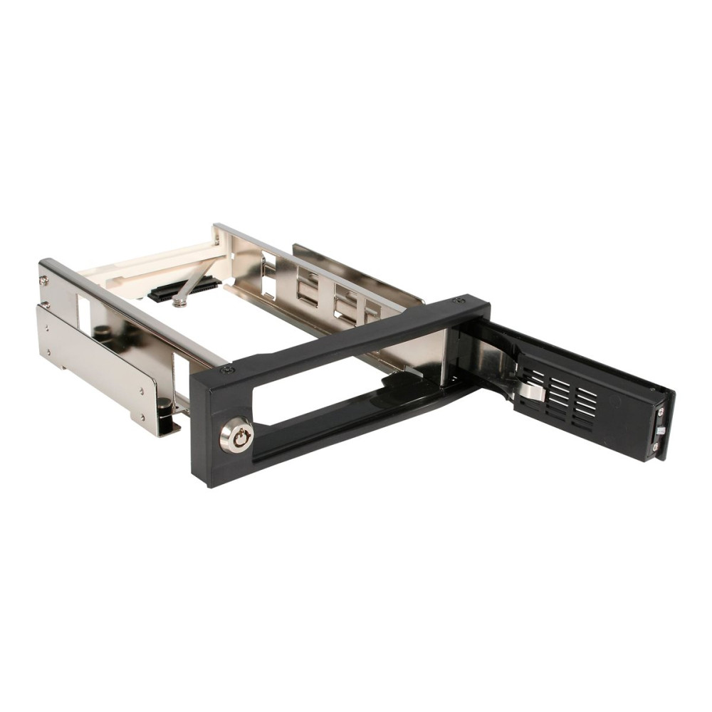 StarTech HSB100SATBK 5.25" TRAYLESS HOT SWAP MOBILE RACK FOR 3.5" SATA HDD 2YR - Image 3