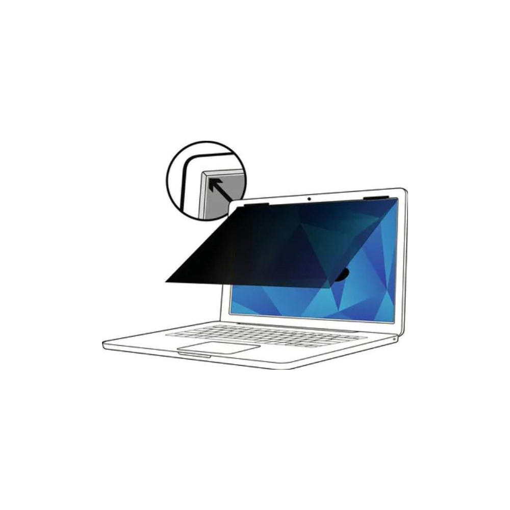 3M 7100210579 TF156W9B Touch Privacy Filter - Image 1