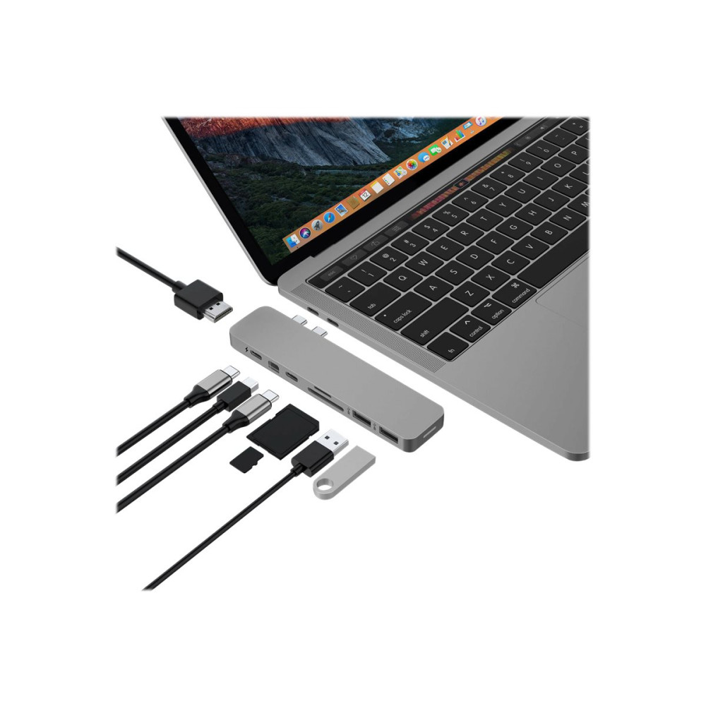 Targus GN28D-GRAY HYPERDRIVE PRO 8-IN-2 USB-C HUB - GRAY - Image 8