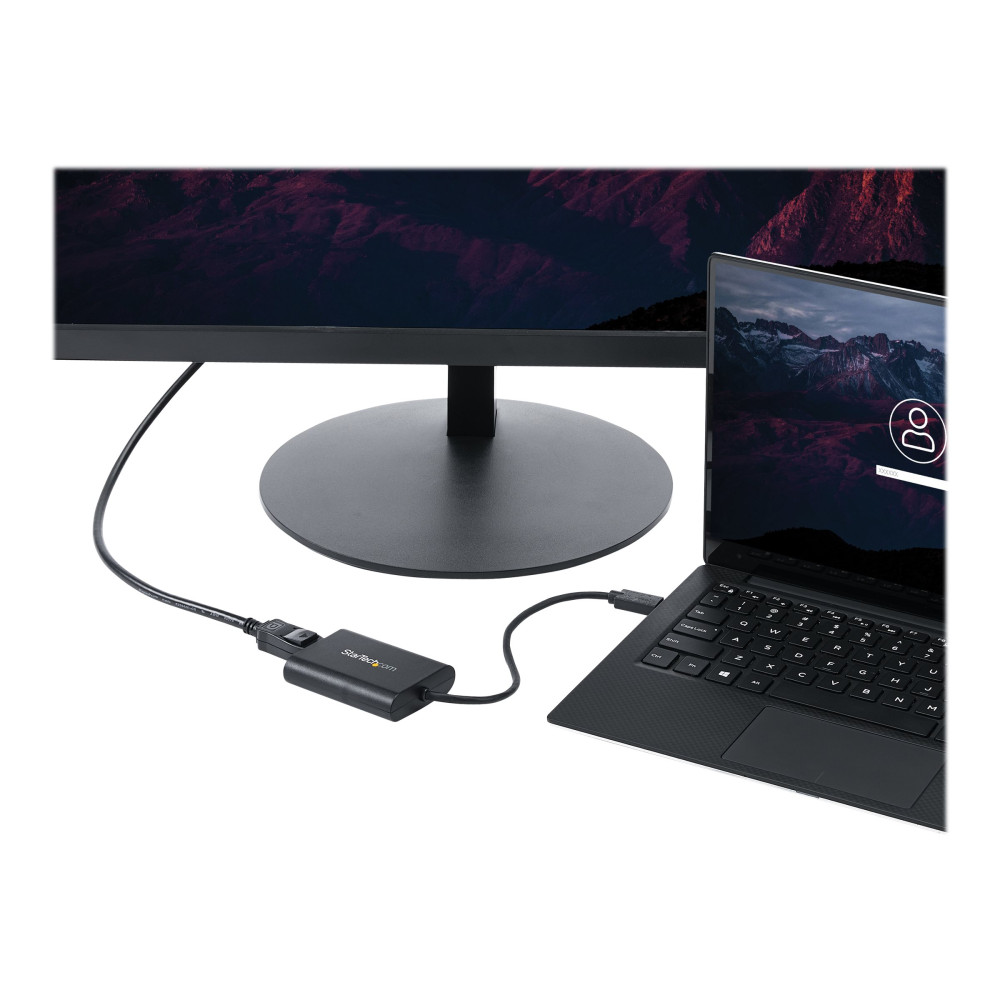 StarTech USB32DPES2 USB 3.0 TO DP ADAPTER, 4K, USB POWER, WINDOWS COMPATIBILITY, 3YR - Image 2