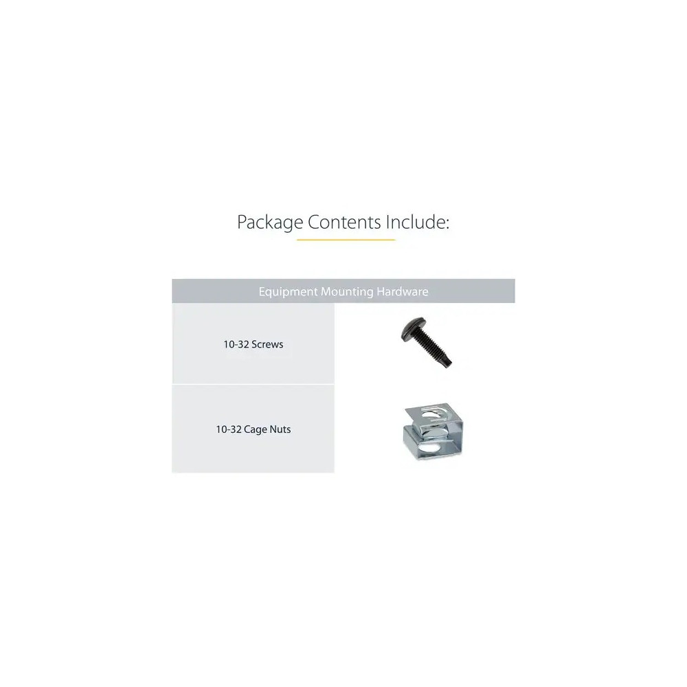 StarTech RDA2U 2U Server Rack Depth Extender Adapter Kit - Recess or Extend 4" - TAA Complaint - 58.97 kg Load Capacity - Steel - 1 Each - Image 9