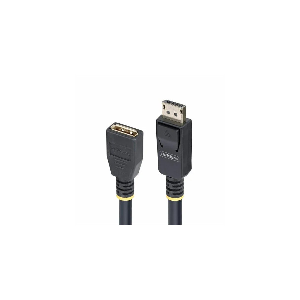 StarTech 10F-DP14-EXTEND-CBL 10ft (3m) DisplayPort 1.4 Extension Cable, DP 1.4 Port Saver Cable, 8K 60Hz, DisplayPort Extension Adapter Cord, Male to Female - Extend a DisplayPort cable connection w/8K 60Hz video; Bi-directional DP 1.4 Port Save - Image 2