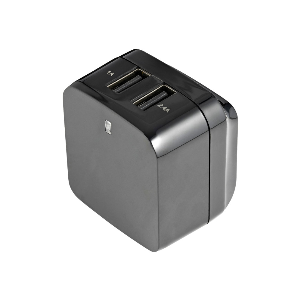 StarTech USB2PACBK DUAL PORT USB WALL CHARGER 17W/3.4A TRAVEL CHARGER 110V/220V 2YR - Image 10