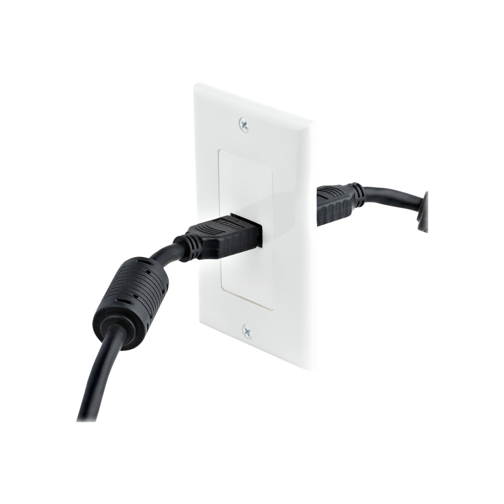 StarTech HDMIPLATE SINGLE OUTLET FEMALE HDMI WALL PLATE, WHITE - Image 5