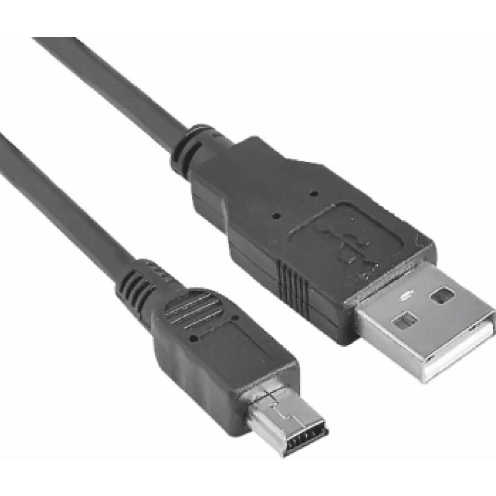 Astrotek AT-USB-A-MINI-1M USB 2.0 Cable 1m - Type A Male to Mini B 5 pins Male Black Colour RoHS - Image 1