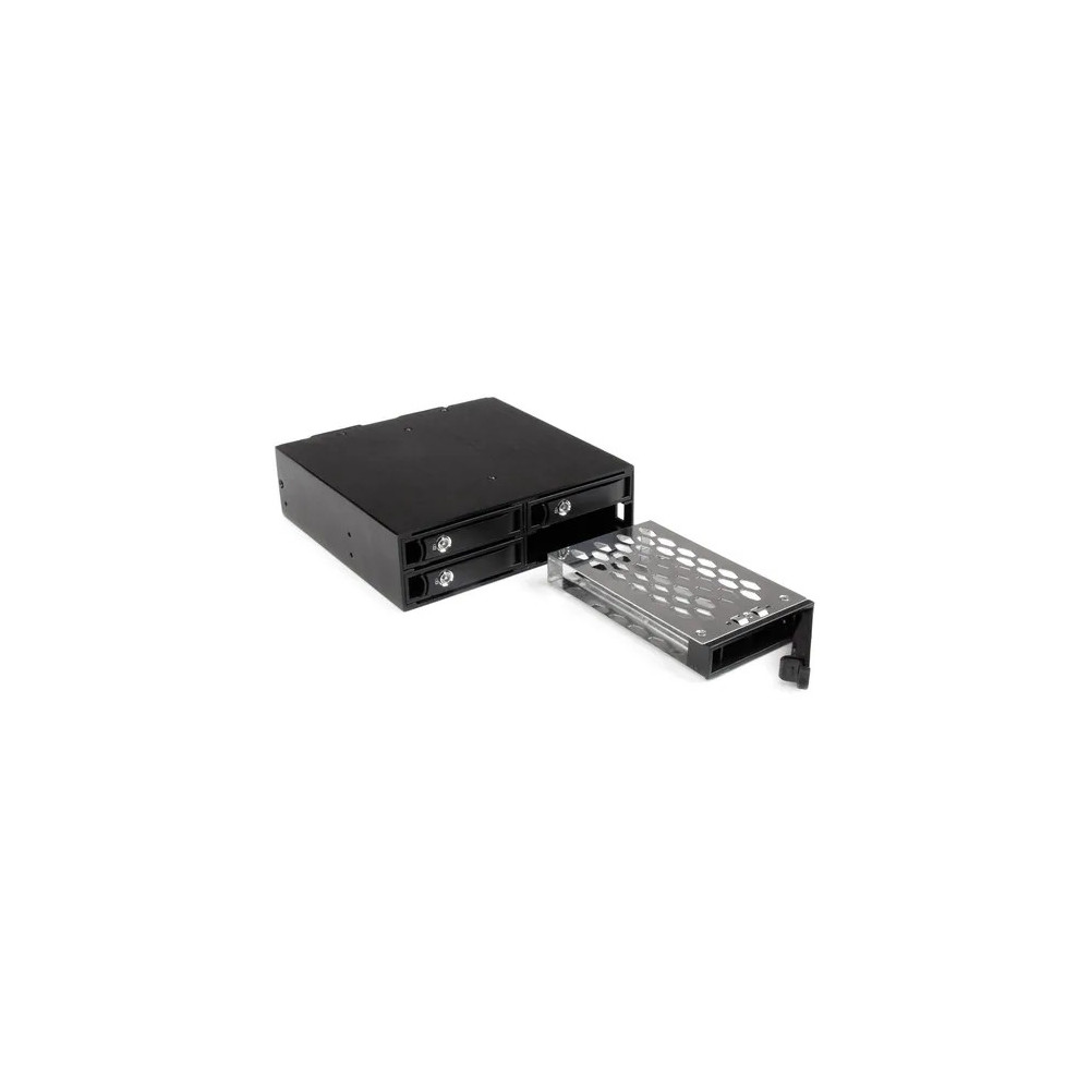 StarTech SATSASBP425 Drive Enclosure for 5.25" SATA/600, Serial Attached SCSI (SAS) - Serial ATA/600 Host Interface Internal - Black - 4 x HDD Supported - 4 x SSD Supported - 4 x Total Bay - 4 x 2.5" Bay - Aluminium - Image 9