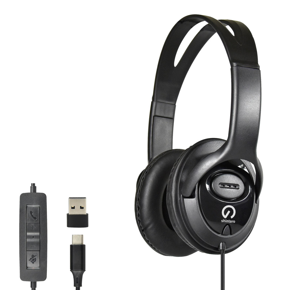 SHINTARO SH-123 Over-Ear USB-C Headset - Image 1