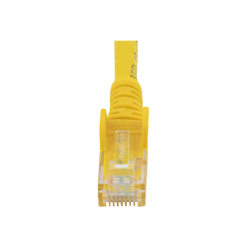 StarTech N6PATC50CMYL 0.5M CAT6 ETHERNET CABLE YELLOW 650MHZ SNAGLESS PATCH CORD LTW - Image 2