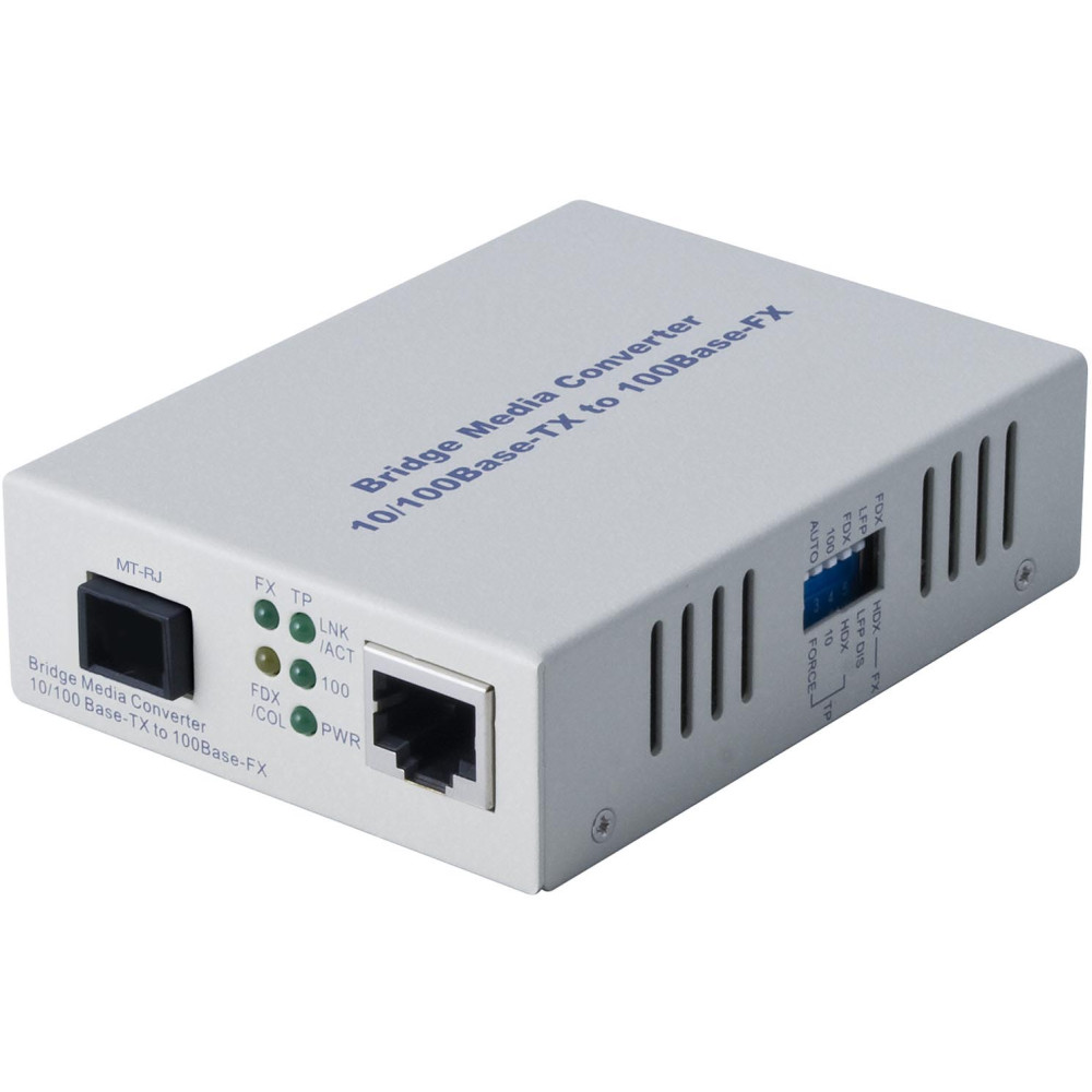 Alloy FCR200MT 10/100Base-TX to 100Base-FX Multimode Fibre (MT) Converter with LFP via FEF or FM. 2Km - Image 1