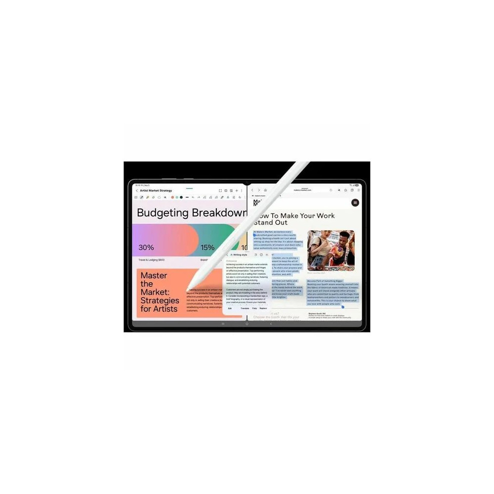 Samsung SM-X736BZAAATS Galaxy Tab S11 5G SM-X736B Tablet - 11" WQXGA - MediaTek Dimensity 9400+ (3 nm) Octa-core - 12 GB - 128 GB Storage - 5G - Grey - Cortex X925 Single-core (1 Core) 3.73 GHz + Cortex X4 Triple-core (3 Core) 3.30 GHz + Cortex - Image 24
