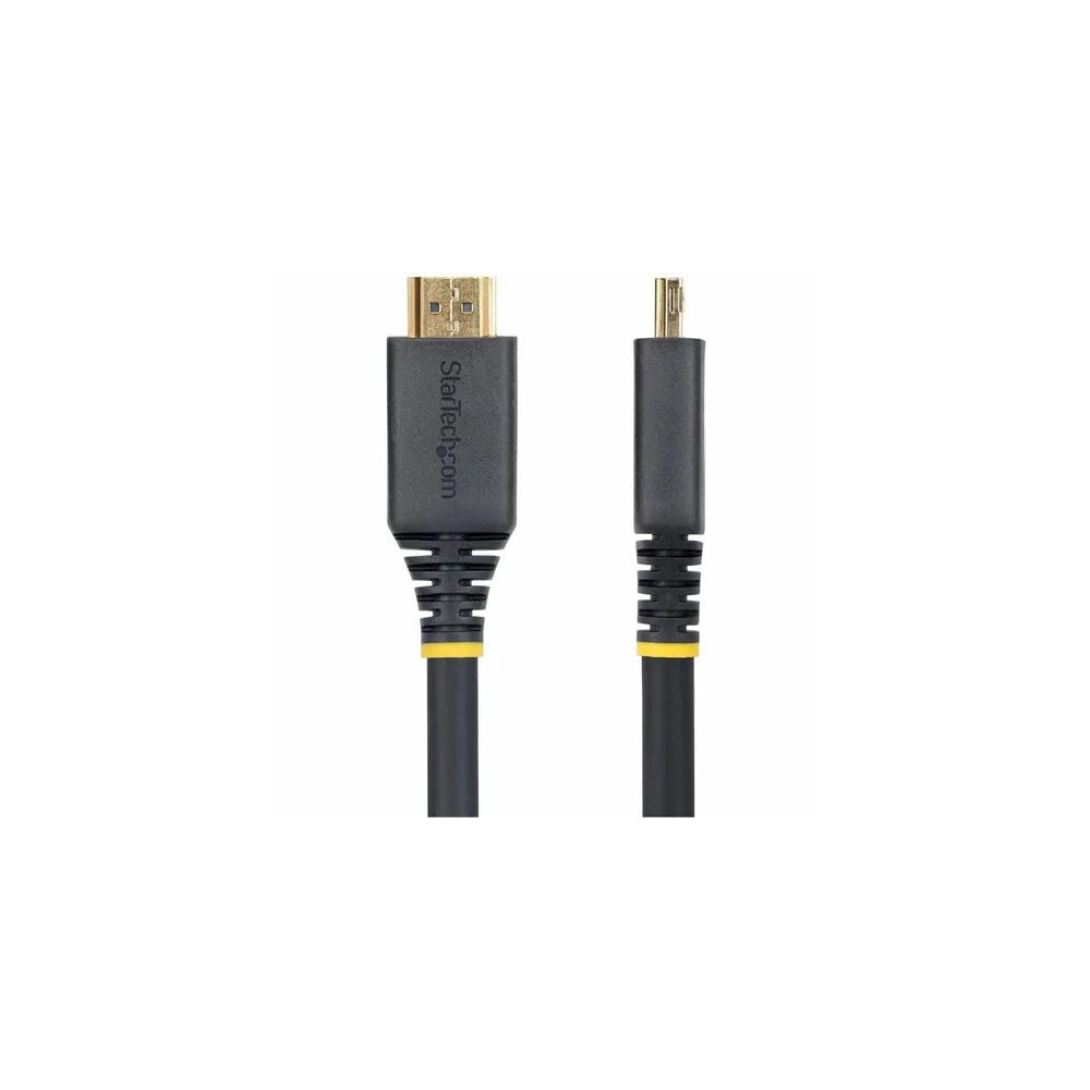 StarTech HDMI2-CABLE-GRIP-20F 20ft (6.1m) High Speed HDMI Cable with Gripping Connectors, 4K 60Hz/1440p 144Hz 18Gbps, UHD HDMI Cord, TPE Jacket - High Speed HDMI Cable w/gripping connectors to minimize accidental disconnection; Supports 4K 60Hz  - Image 4
