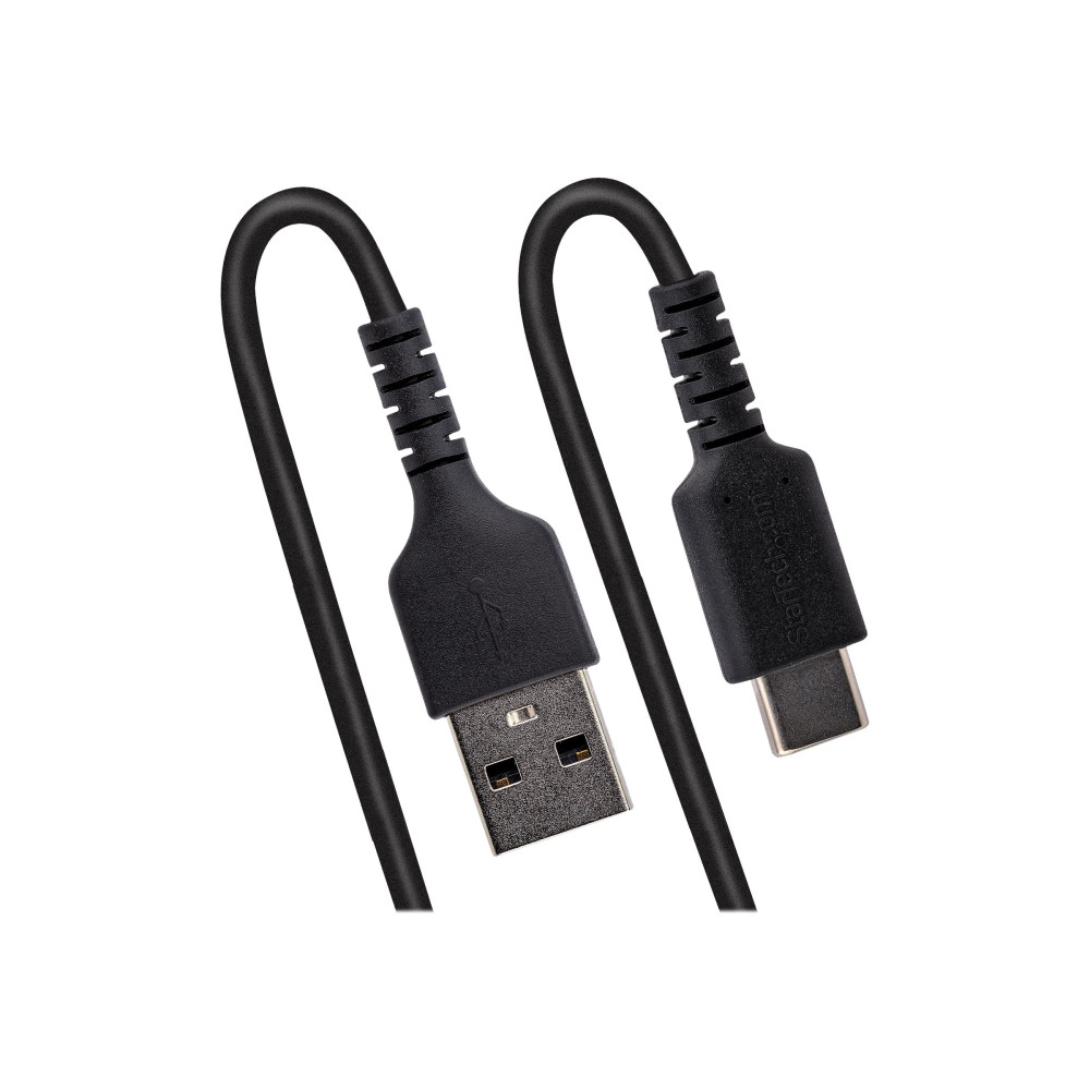 StarTech R2ACC-50C-USB-CABLE 1.6FT (50CM) USB-A TO USB-C FAST CHARGING CABLE, RUGGED, COILED, CHARGE & SYN - Image 5