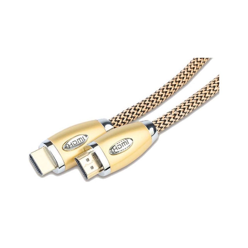 Astrotek AT-HDMIV1.4BN-5M Premium HDMI Cable 5m - 19 pins Male to Male 30AWG OD6.0mm Nylon Jacket Gold Plated Metal RoHS - Image 1