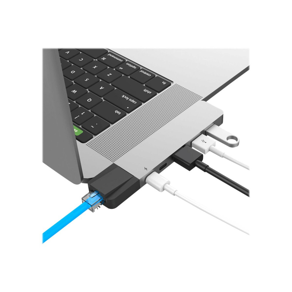 Targus GN28N-SILVER HYPERDRIVE NET 6-IN-2 USB-C HUB - SILVER - Image 3