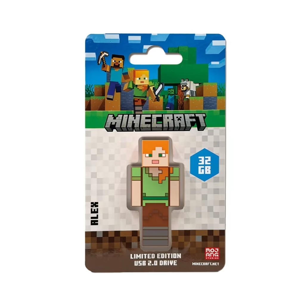 Verbatim 66977 Minecraft Alex - Collector's Edition USB Flash Drive - 32GB - Alex Retail Pack - Minecraft Movie 2025 - Image 1
