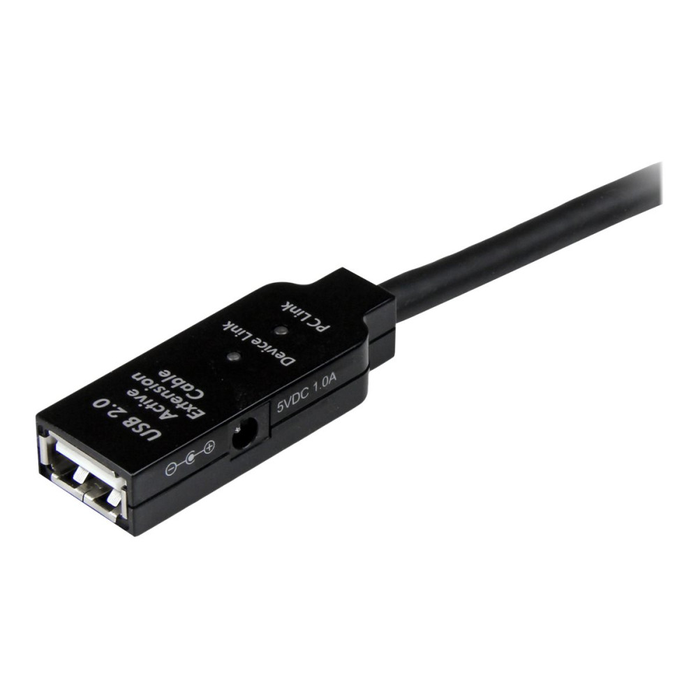 StarTech USB2AAEXT15M 15M USB2.0 A TO A EXTENSION CABLE, M/F, BLACK, LED, LTW - Image 4