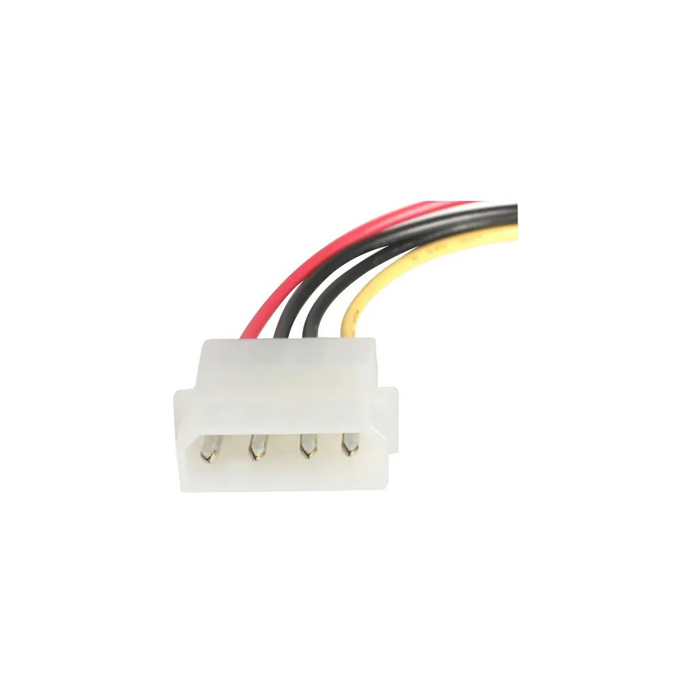 StarTech SAS729PW18 S18in SAS 29 Pin to SATA Cable with LP4 Power - Cable for Host Bus Adapter, RAID Controller, Storage Device - First End: 1 x 7-pin SATA - Male - Second End: 1 x LP4 Power - Male, 1 x 29-pin SFF-8482 SAS - Red - Image 4