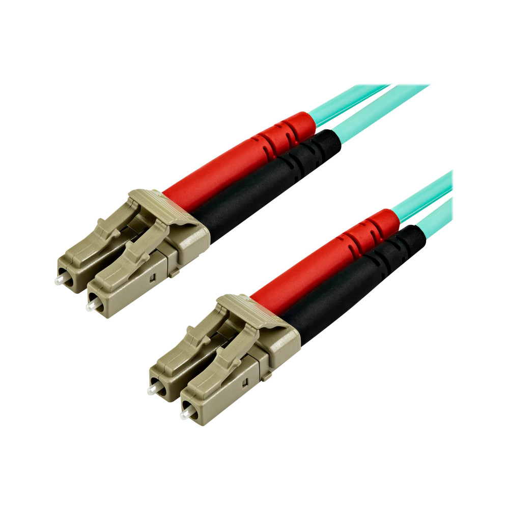 StarTech 450FBLCLC10 10M (30FT) LC/UPC TO LC/UPC OM4 MULTIMODE FIBER OPTIC CABLE, 50/125M LOMMF/VC - Image 2