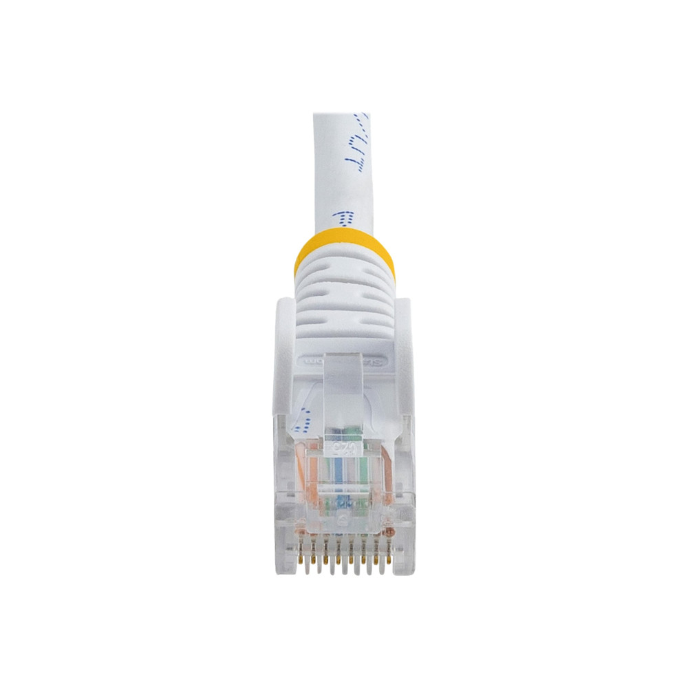 StarTech 45PAT2MWH CAT5E PATCH CABLE WITH SNAGLESS RJ45 CONNECTORS - 2M, WHITE - Image 1