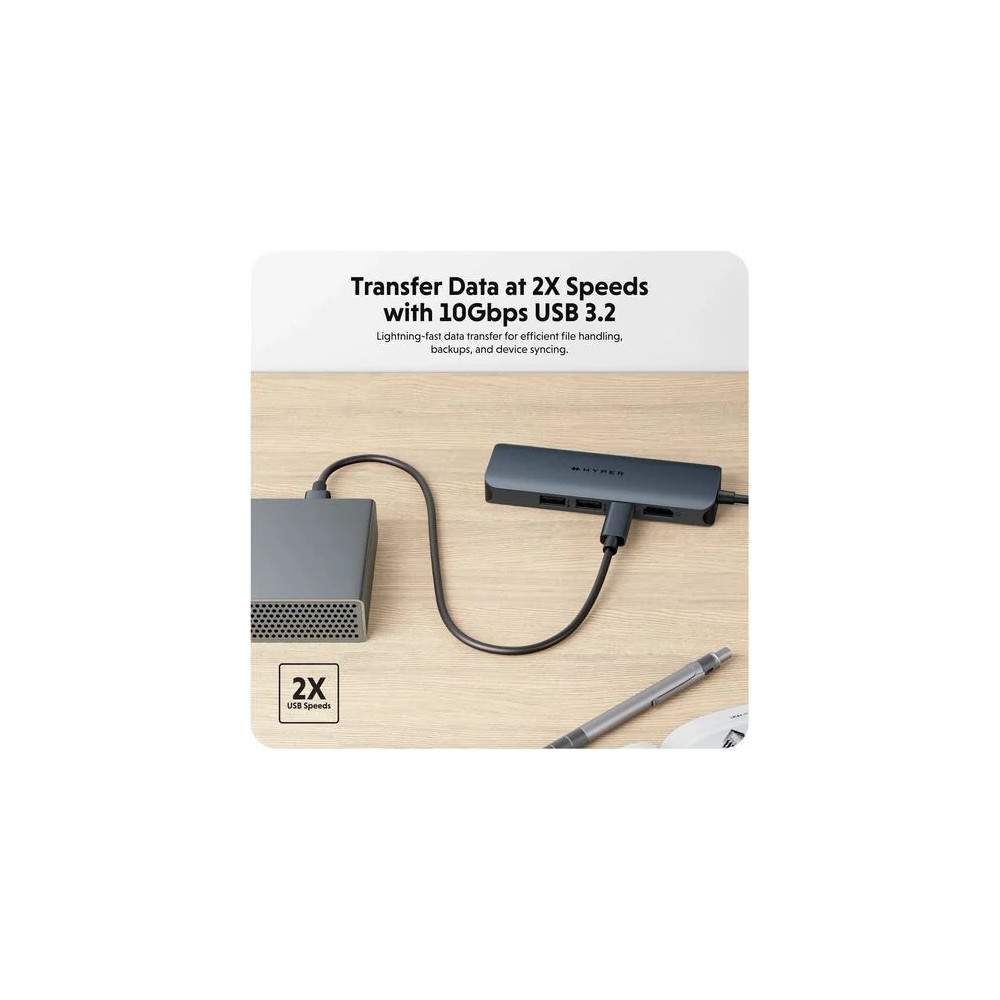 Targus HD4002GL HYPERDRIVE NEXT 6 PORT.USB-C HUB - Image 9