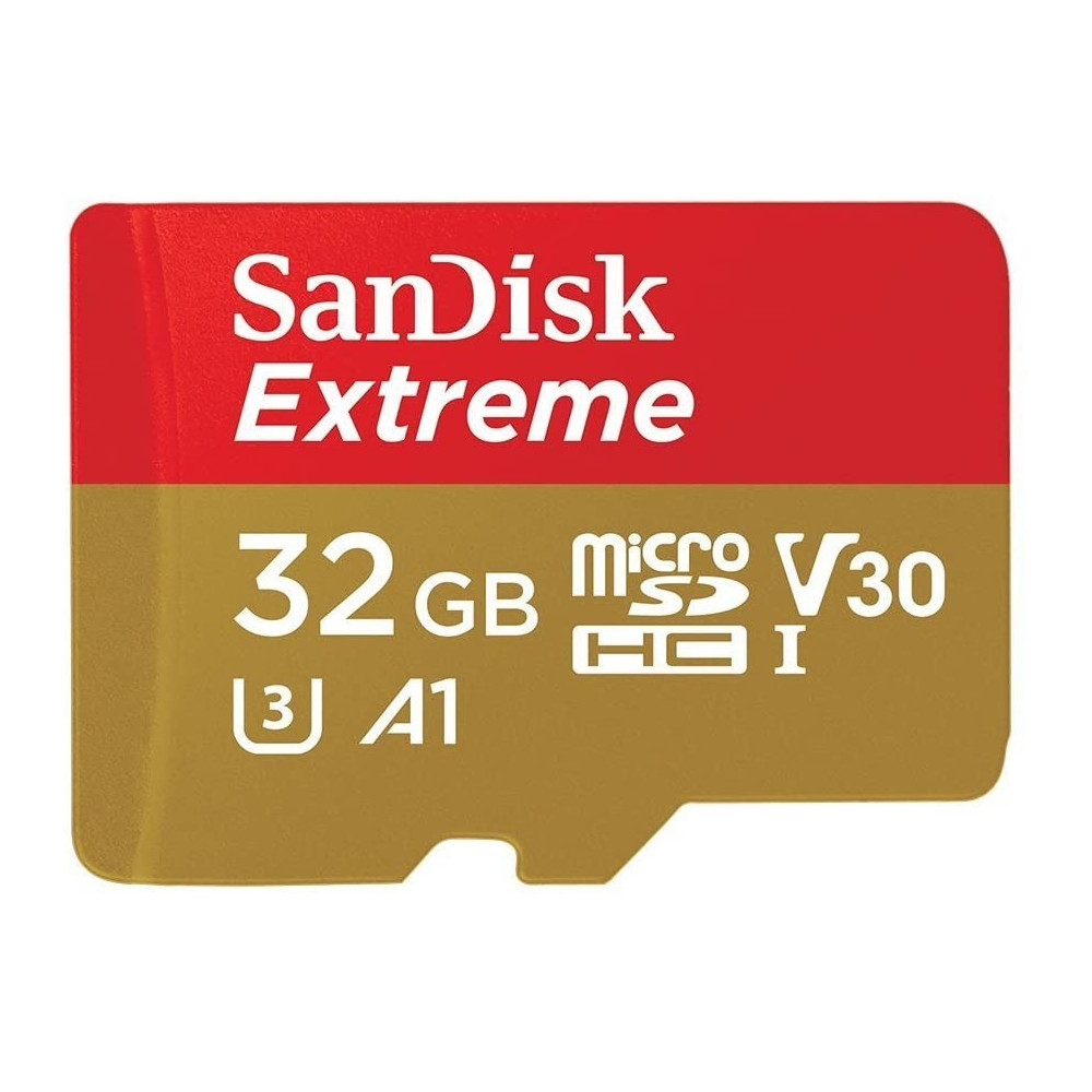Sandisk SDSQXAF-032G-GN6MN 32GB MICRO SDHC EXTREME A1 V30, UHS-I/ U3, 100MB/s ,NO SD ADAPTER - Image 1
