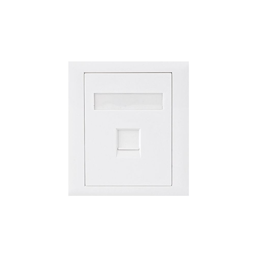 Astrotek ATP-SC-6-1 CAT6 RJ45 Network Wall Face Plate Outlets 86x86mm 1 Port Socket Kit - Image 1