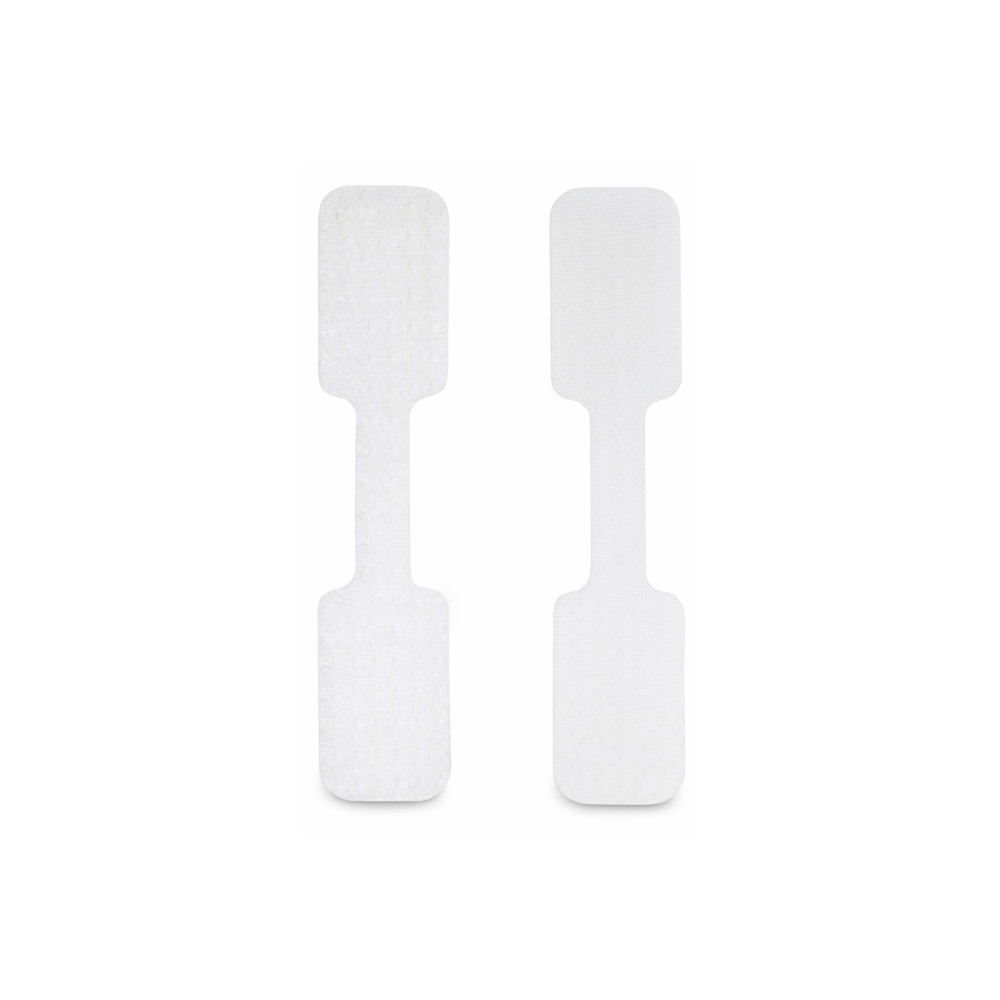 StarTech CABLE-TAG-HLWH 3.5IN (9CM) CABLE LABELS, 100 PACK, WHITE, HOOK-TO-HOOK FASTENER CABLE TAGS, - Image 1