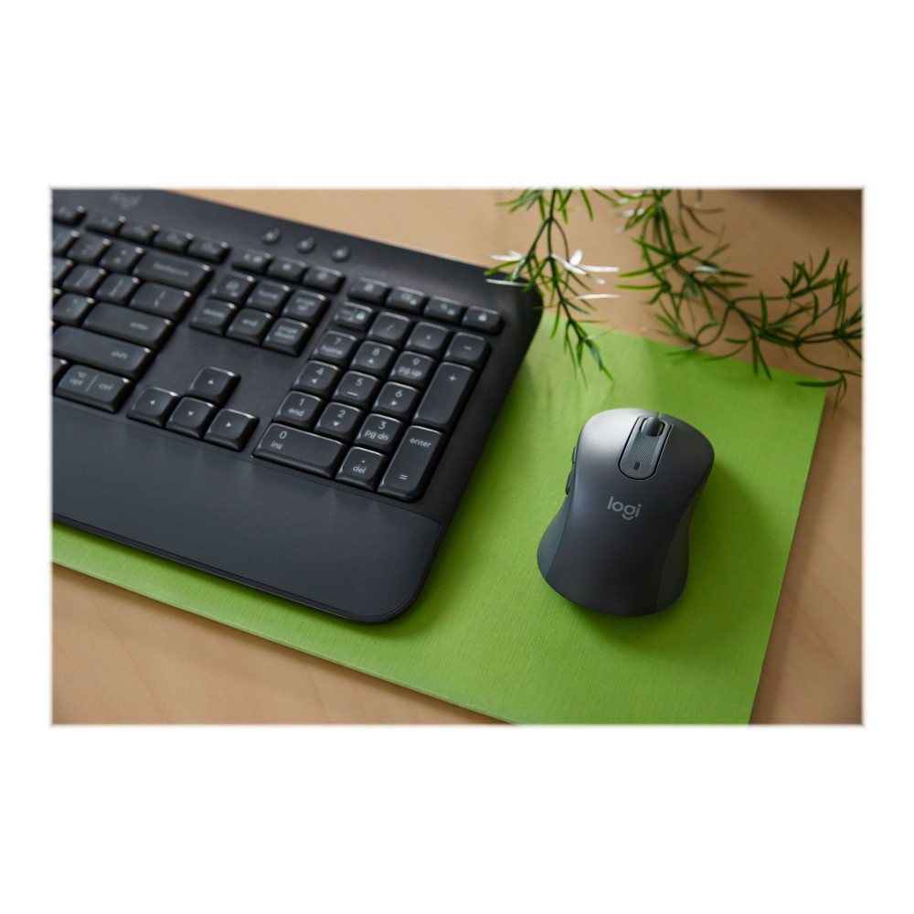 Logitech 920-011014 MK650 WIRELESS KEYBOARD AND MOUSE COMBO FOR BUSINESS,LOGIBOLT,BT,GRAPHITE,2YR WTY