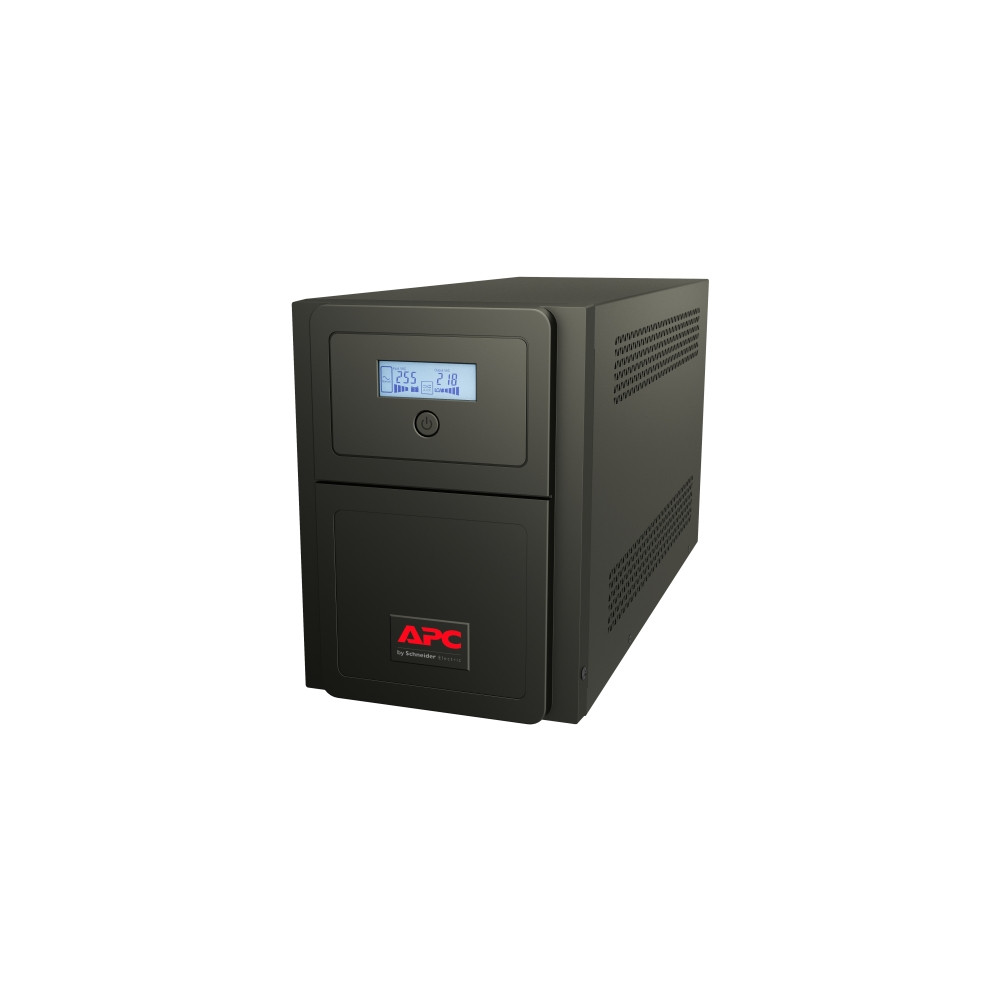 APC SMV750CAI Easy UPS 1 Ph Line Interactive, 750VA, Tower, 230V, 6 IEC C13 outlets, AVR, Intelligent Card Slot + Dry Contact, LCD - Image 1