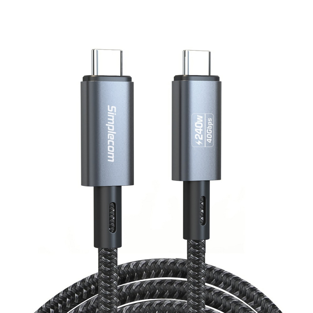 Simplecom CA612 USB-C to USB-C Cable USB4 40Gbps 5A 240W PD3.1 8K@60Hz 1.2M - Image 1