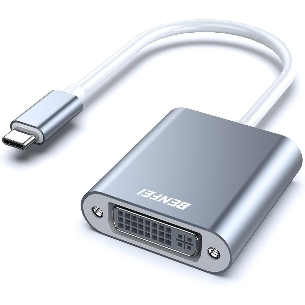 BENFEI 606682478764 000164GY USB-C to DVI Adapter (Thunderbolt 3/4 Compatible) - Image 1