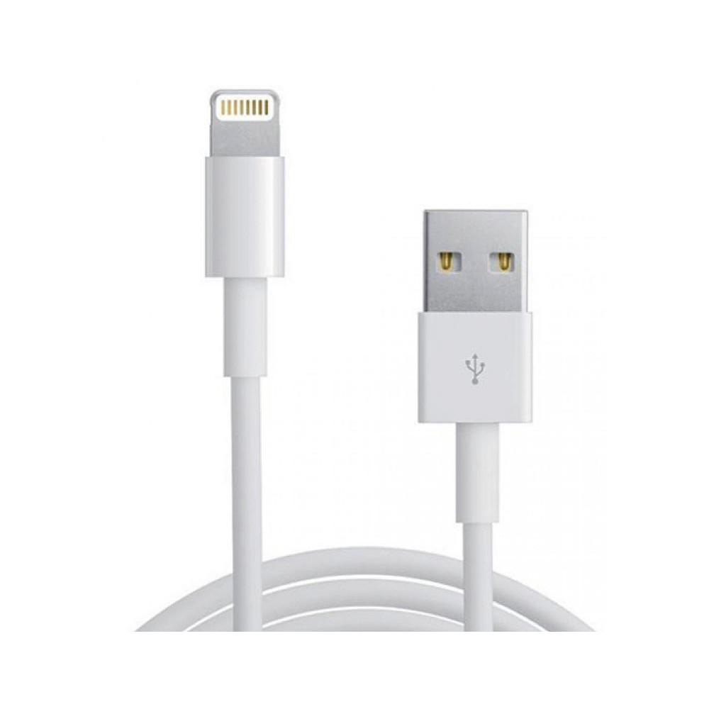 Astrotek AT-USB-IP5 1m USB Lightning Data Sync Charger White Color Cable for iPhone X 9 8 7S 7 Plus 6S 6 Plus 5 5S iPad Air Mini iPod - Image 1