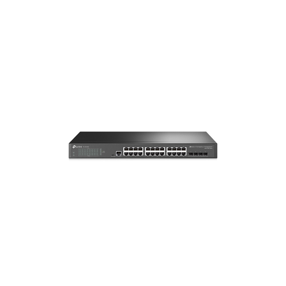 TP-LINK SG3428 Omada 24-Port Gigabit L2+ Managed Switch with 4 SFP Slots, Integration with Omada SDN Controller, Static Routing, OAM, 802.1Q VLAN - Image 1