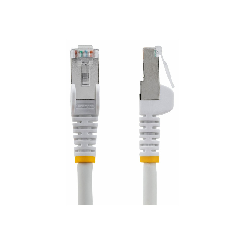 StarTech NLWH-1M-CAT6A-PATCH 1M CAT6A ETHERNET CABLE - WHITE - LOW SMOKE ZERO HALOGEN (LSZH) - 10GBE 500MH - Image 3