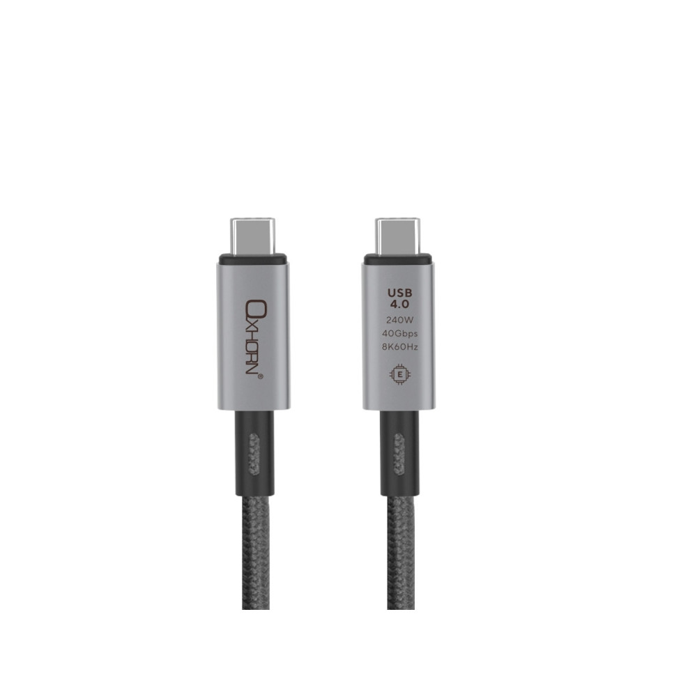 oxhorn ACBOXHCBCC401 CB-CC-401 USB 4.0 Type C Cable 1 m - Image 1