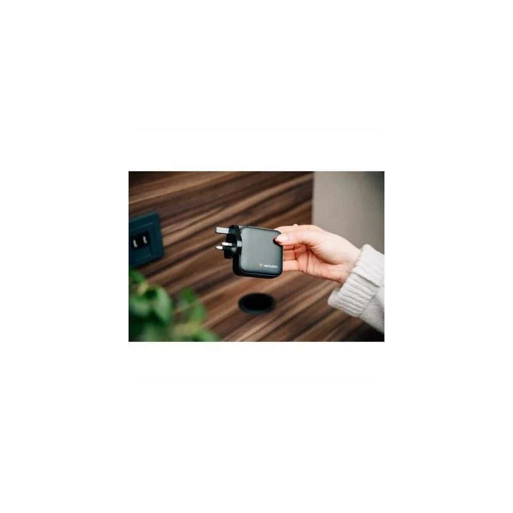 Verbatim 30242 100W MINI GAN CHARGER WITH DISPLAY - Image 11