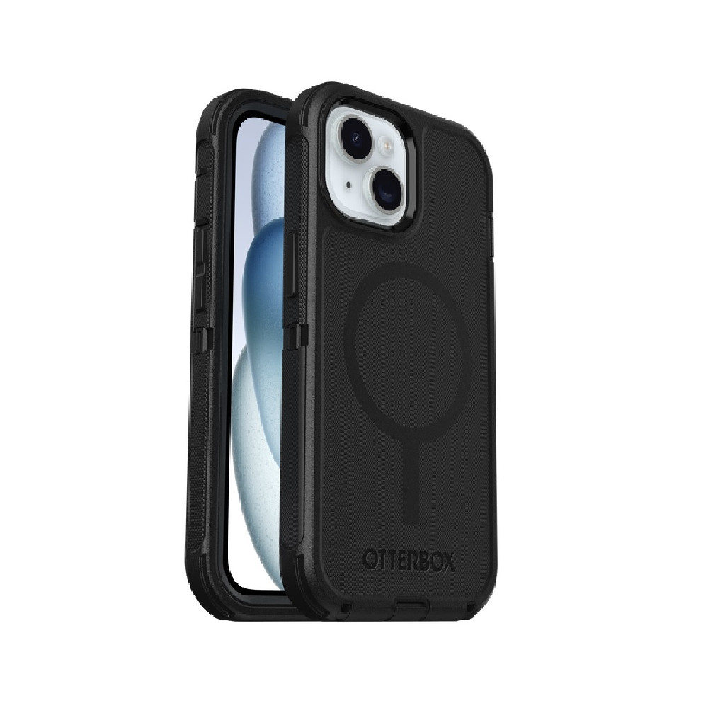Otterbox 77-97673 Defender MagSafe Apple iPhone 17e / iPhone 16e / iPhone 15 / iPhone 14 / iPhone 13 (6.1') Case Black - No Retail Packaging ,7 Years Warranty - Image 1