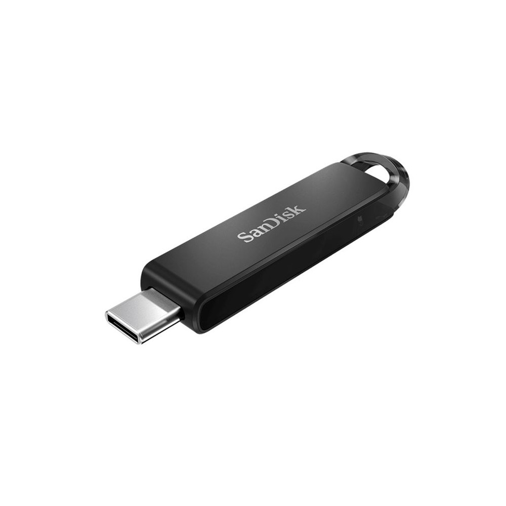 Sandisk SDCZ460-064G-G46 Ultra USB Type-C Flash Drive, CZ460 64GB, USB Type C 3.1, Black, Super-thin Retractable, 5Y - Image 1
