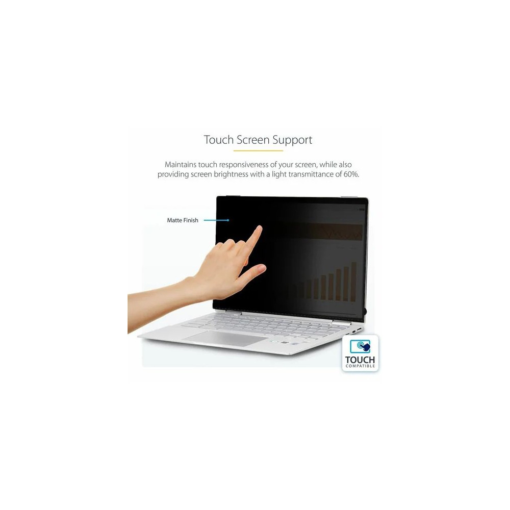 StarTech 14LT6-PRIVACY-SCREEN 14" LAPTOP PRIVACY SCREEN FILTER, 16:10, MATTE/GLOSSY, 2YR