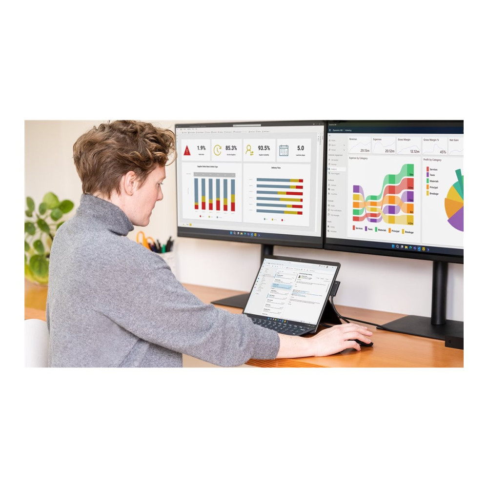 Microsoft EP2-00406 SURFACE CO-PILOT KEYBOARD TYPECOVER PRO 13" 8,9,X,10,11,12 NO PEN AND NO PEN SLOT - BLAC - Image 2