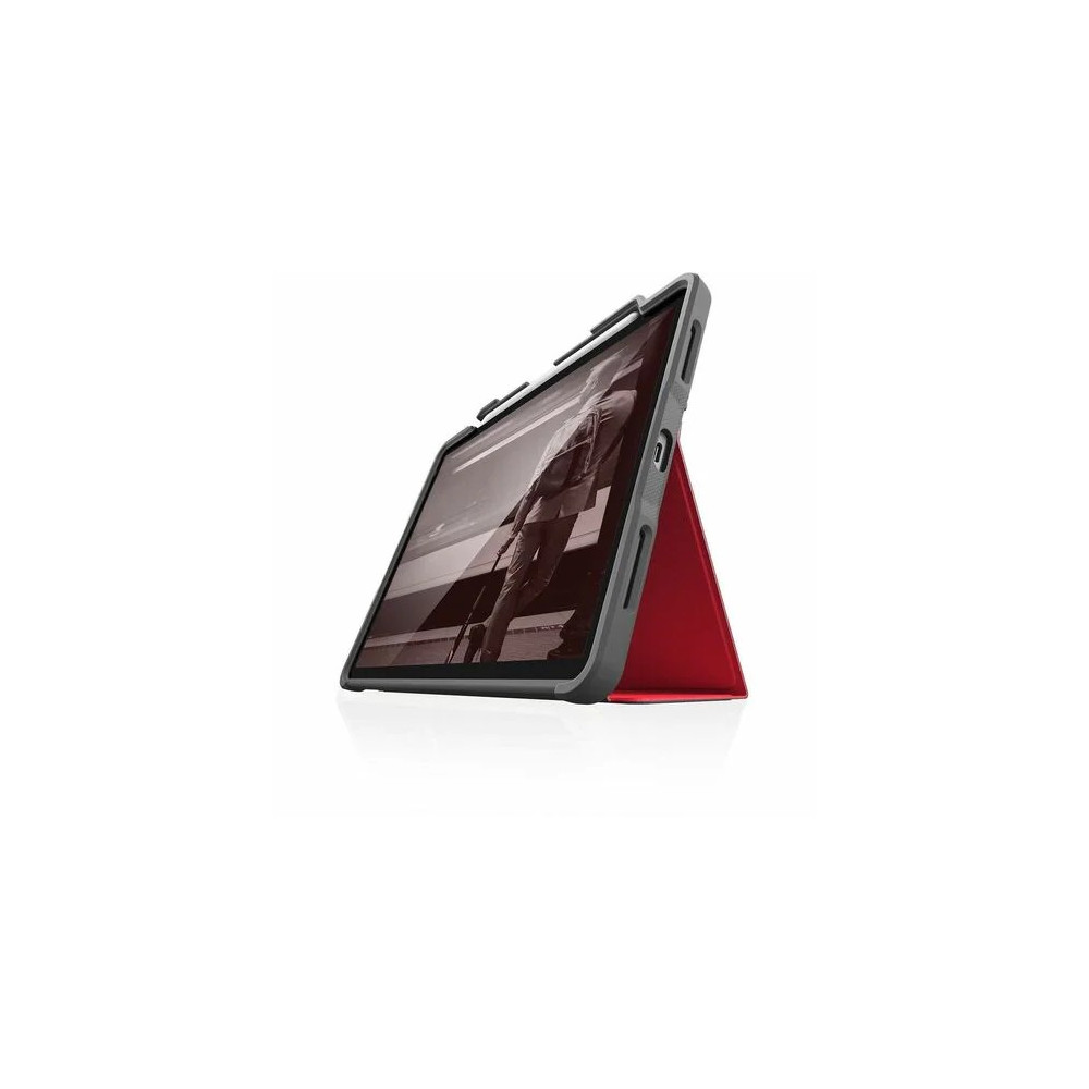 STM STM-222-286JT-02 DUX PLUS (IPAD AIR 11" M3/M2/5TH/4TH GEN) AP - RED FITTED CASE - Image 5