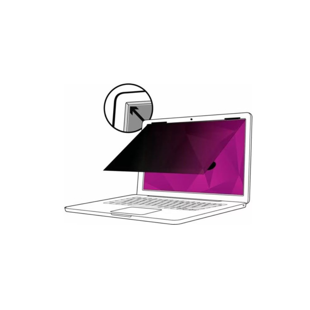 3M 7100207978 HC156W9B High Clarity Privacy Filter - Image 1