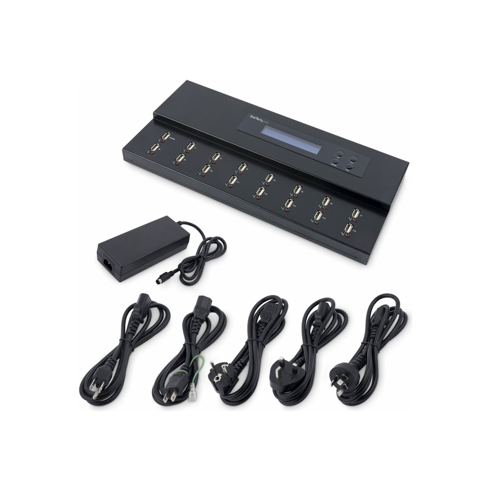 StarTech USBDUPE115 STANDALONE 1 TO 15 USB THUMB DRIVE DUPLICATOR AND ERASER, MULTIPLE USB FLASH DRIV - Image 4